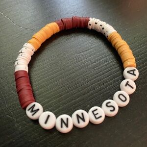 Minnesota team bracelets Gophers Vikings